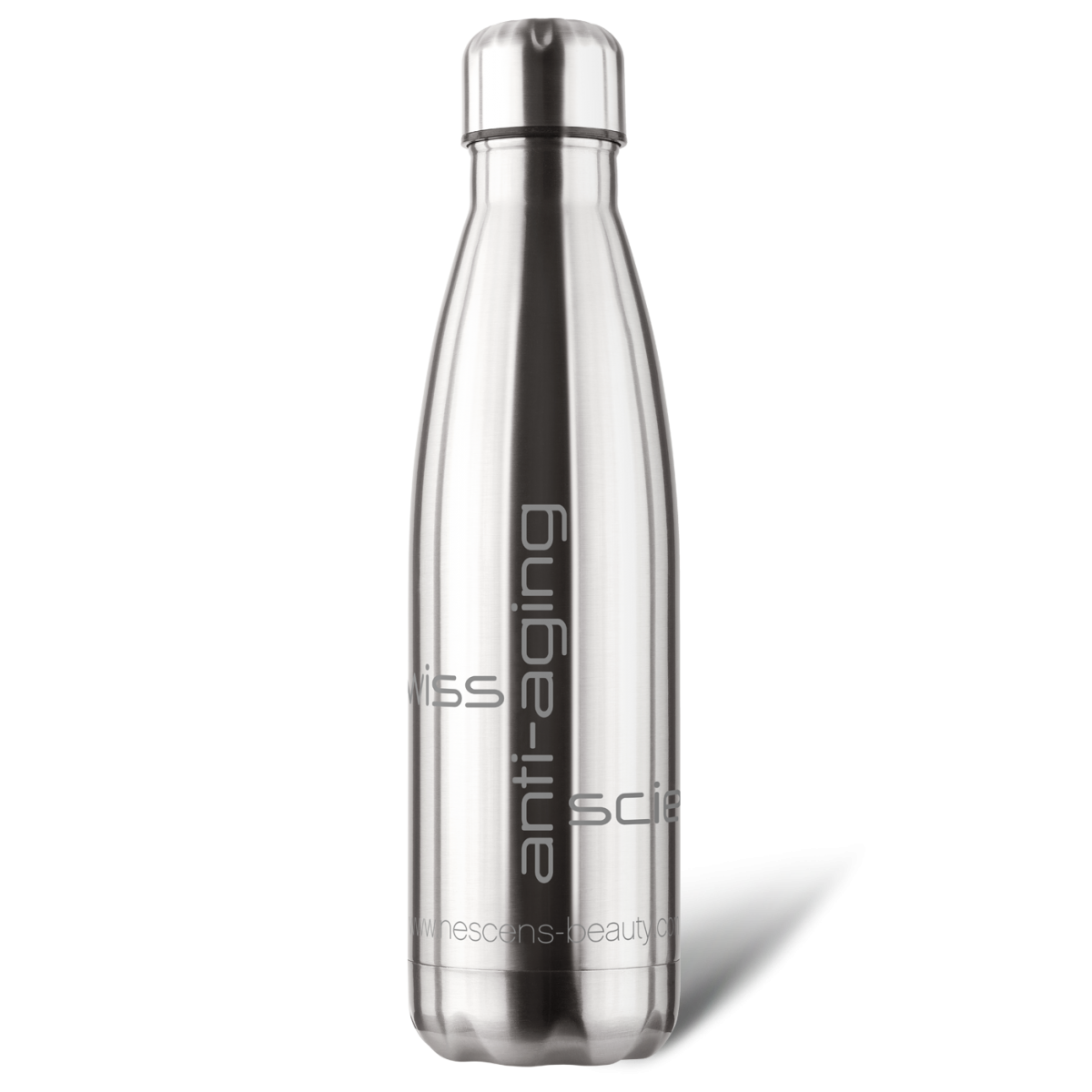 Avec son design raffiné, cette bouteille de 500ml saura garder vos boissons fraiches pendant 24h et chaude pendant 12 heures - NSP-BT01