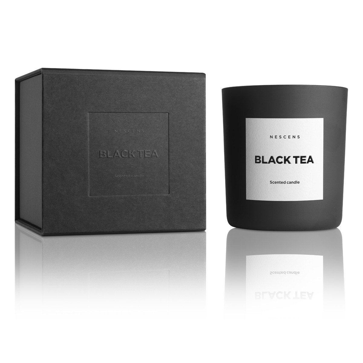 Bougie parfumée - packaging - Black Tea